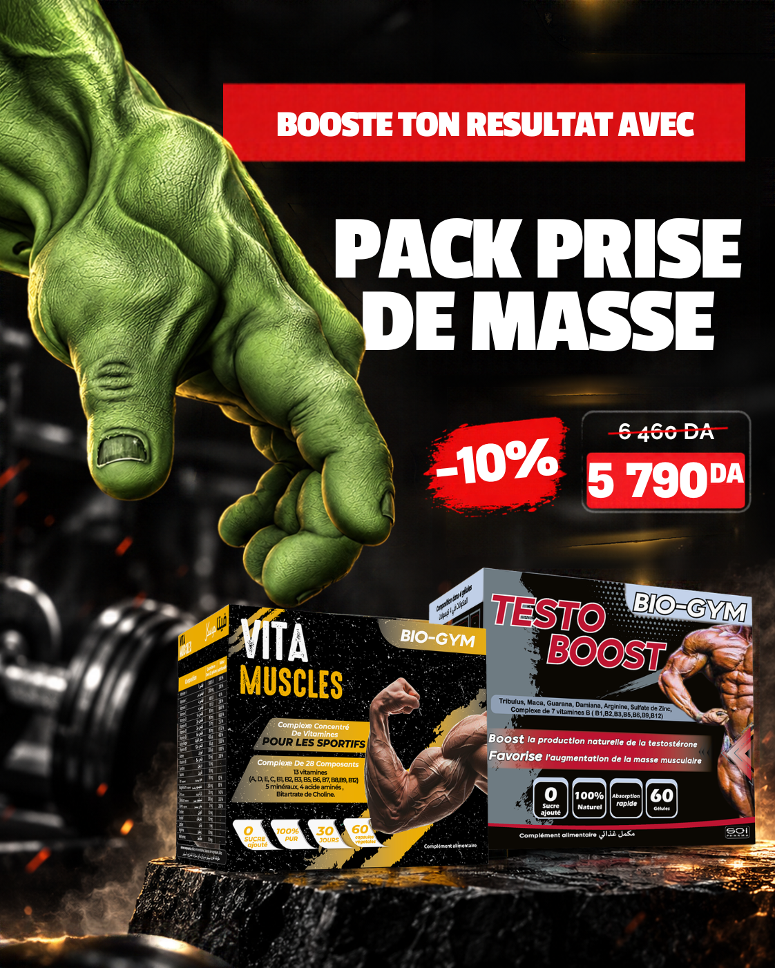 Pack Prise de Masse