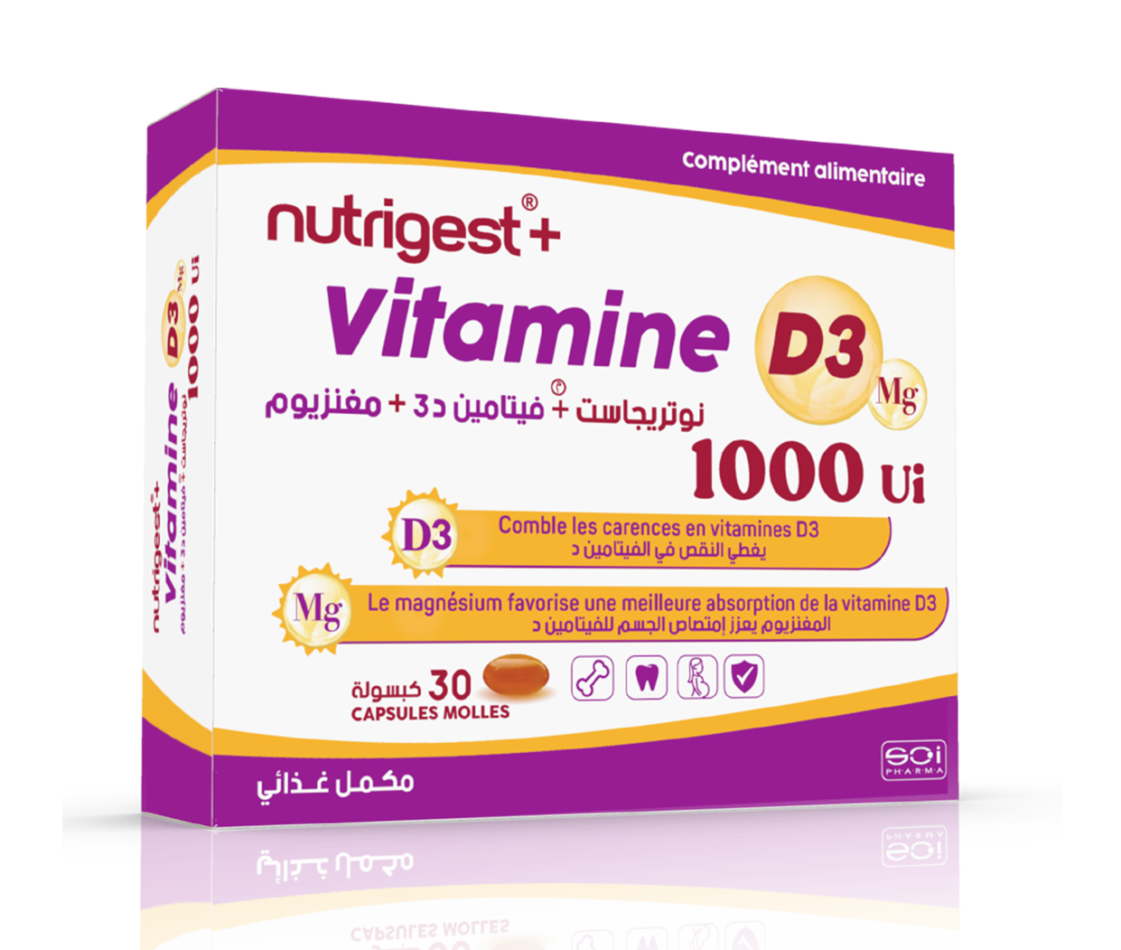 Nutrigest+® Vitamine D3 1000 UI
