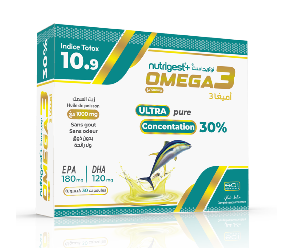Nutrigest+ Oméga 3 30%