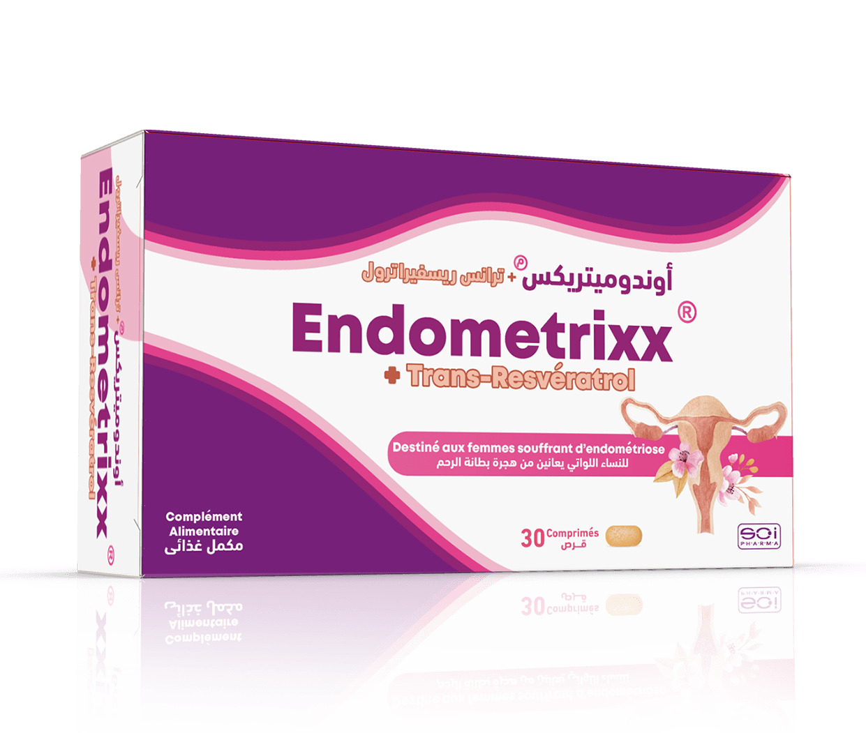 Complément alimentaire Endometrixx SCI Pharma - Équilibre hormonal et fertilité féminine